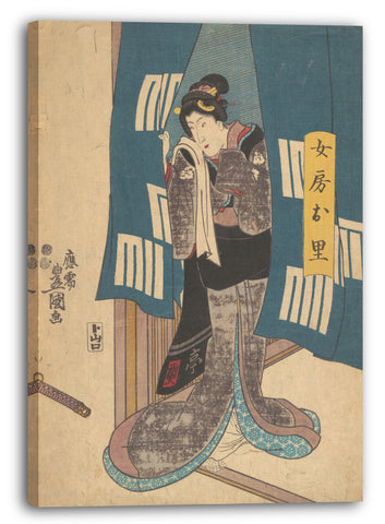 Leinwandbild Utagawa Kunisada - Motiv aus einem Druck