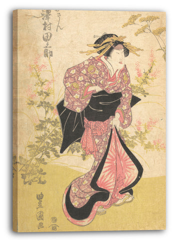 Leinwandbild Utagawa Kunisada - Motiv aus einem Druck