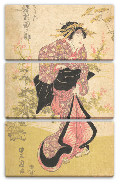 Leinwandbild Utagawa Kunisada - Motiv aus einem Druck