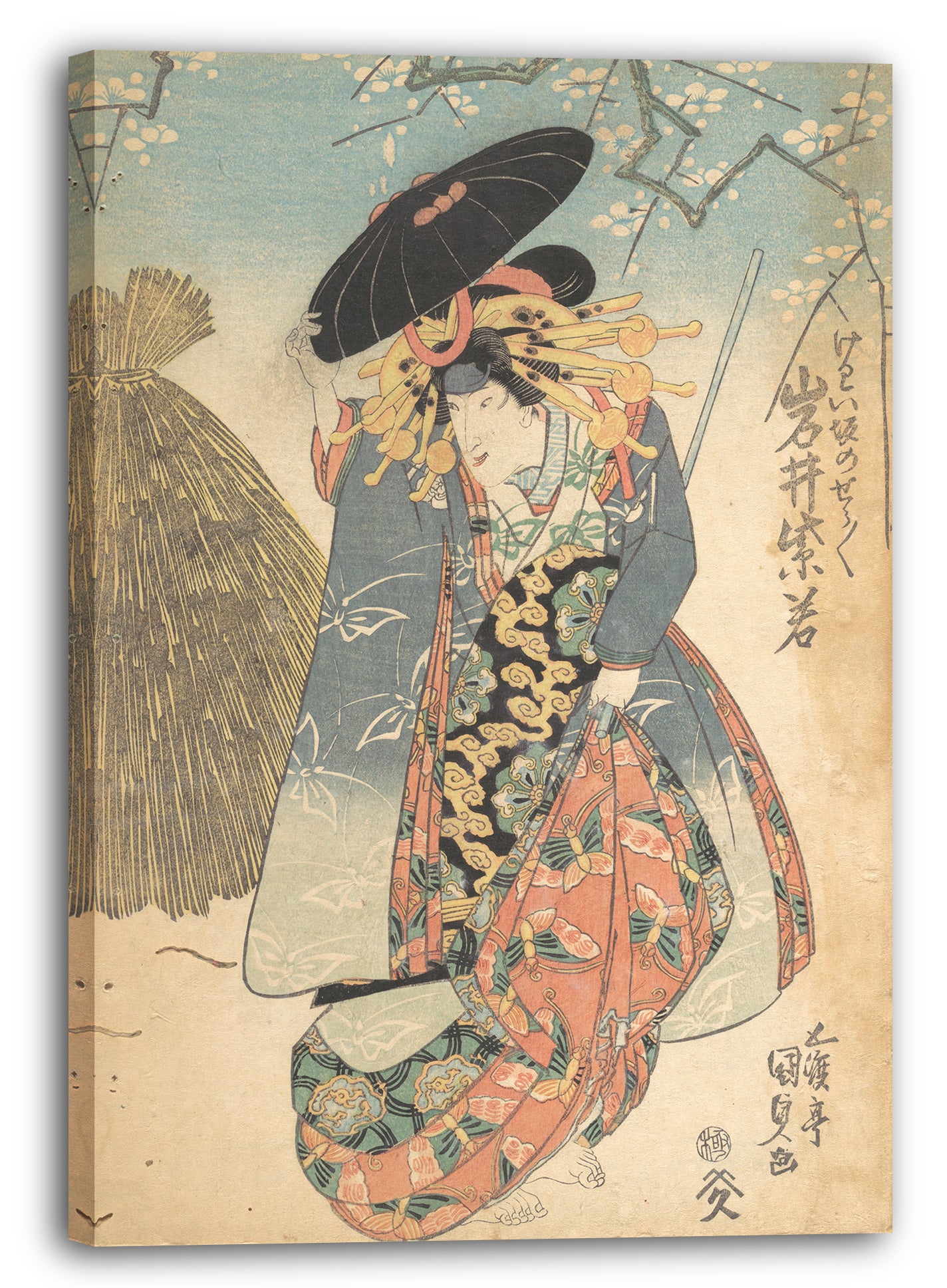 Leinwandbild Utagawa Kunisada - Motiv aus einem Druck