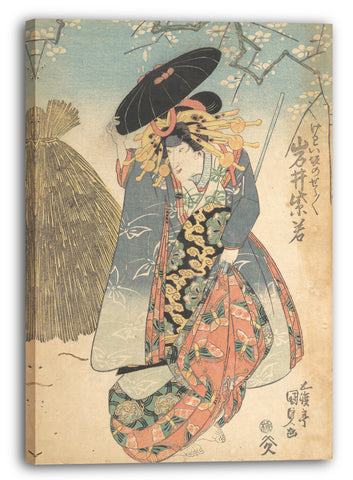 Leinwandbild Utagawa Kunisada - Motiv aus einem Druck