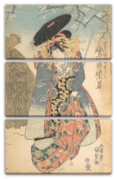 Leinwandbild Utagawa Kunisada - Motiv aus einem Druck
