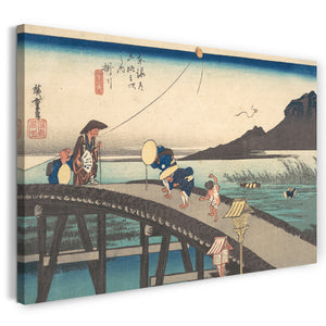 Leinwandbild Utagawa Hiroshige - Kakegawa, Akihasan Empo
