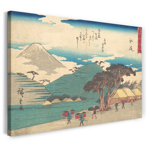 Leinwandbild Utagawa Hiroshige - Ejiri
