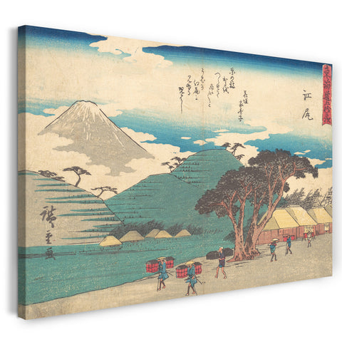 Leinwandbild Utagawa Hiroshige - Ejiri