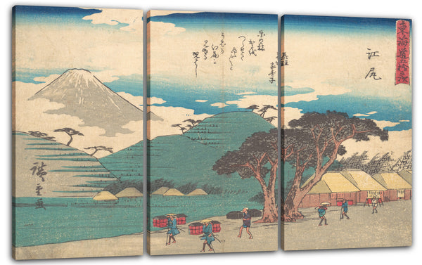Leinwandbild Utagawa Hiroshige - Ejiri