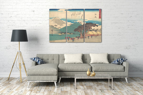 Leinwandbild Utagawa Hiroshige - Ejiri
