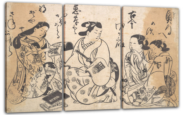 Leinwandbild Okumura Masanobu - Motiv aus einem Druck