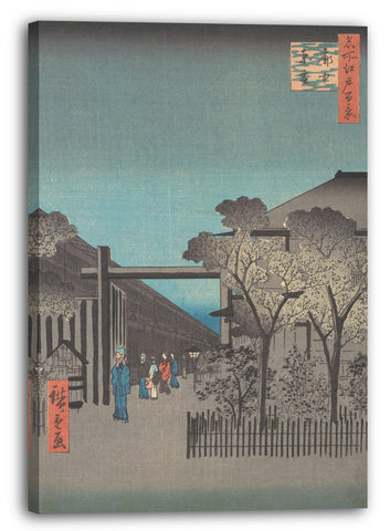 Leinwandbild Utagawa Hiroshige - Kakuchu Shinonome