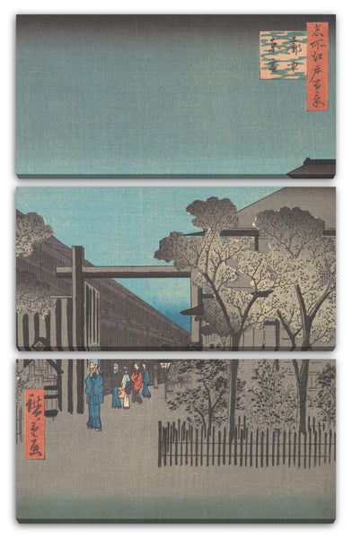 Leinwandbild Utagawa Hiroshige - Kakuchu Shinonome