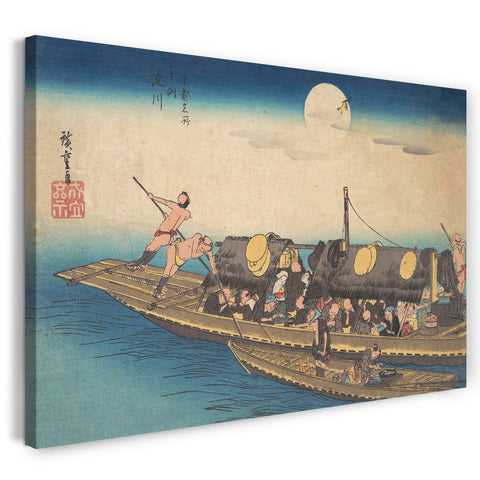 Leinwandbild Utagawa Hiroshige - Yodogawa