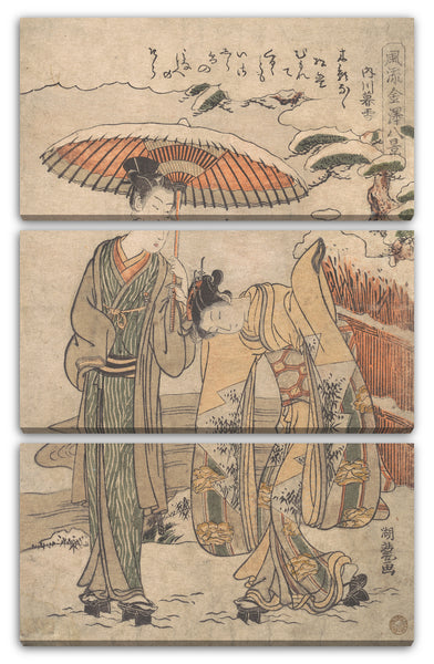 Leinwandbild Isoda Koryūsai - Uchikawa Bosetsu