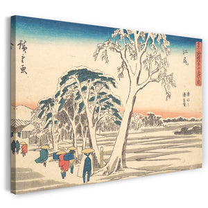 Leinwandbild Utagawa Hiroshige - Ejiri