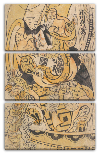 Leinwandbild Torii Kiyomasu I - Zweiter Ichikawa Danjuro nach 1735