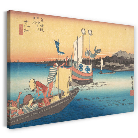 Leinwandbild Utagawa Hiroshige - Arai, Tosen