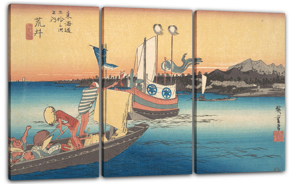 Leinwandbild Utagawa Hiroshige - Arai, Tosen