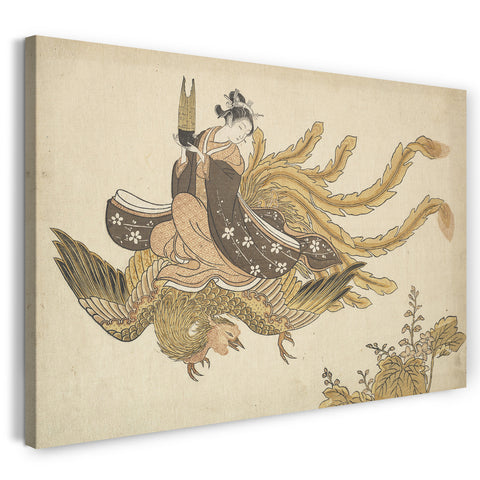 Leinwandbild Suzuki Harunobu - Verkleidete Unsterbliche