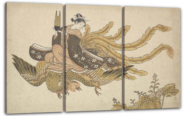 Leinwandbild Suzuki Harunobu - Verkleidete Unsterbliche