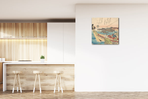 Leinwandbild Totoya Hokkei - Tosa no umi Binnen-Meer in der Nähe von Tosa