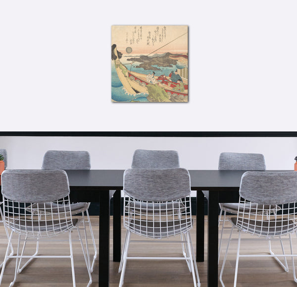 Leinwandbild Totoya Hokkei - Tosa no umi Binnen-Meer in der Nähe von Tosa