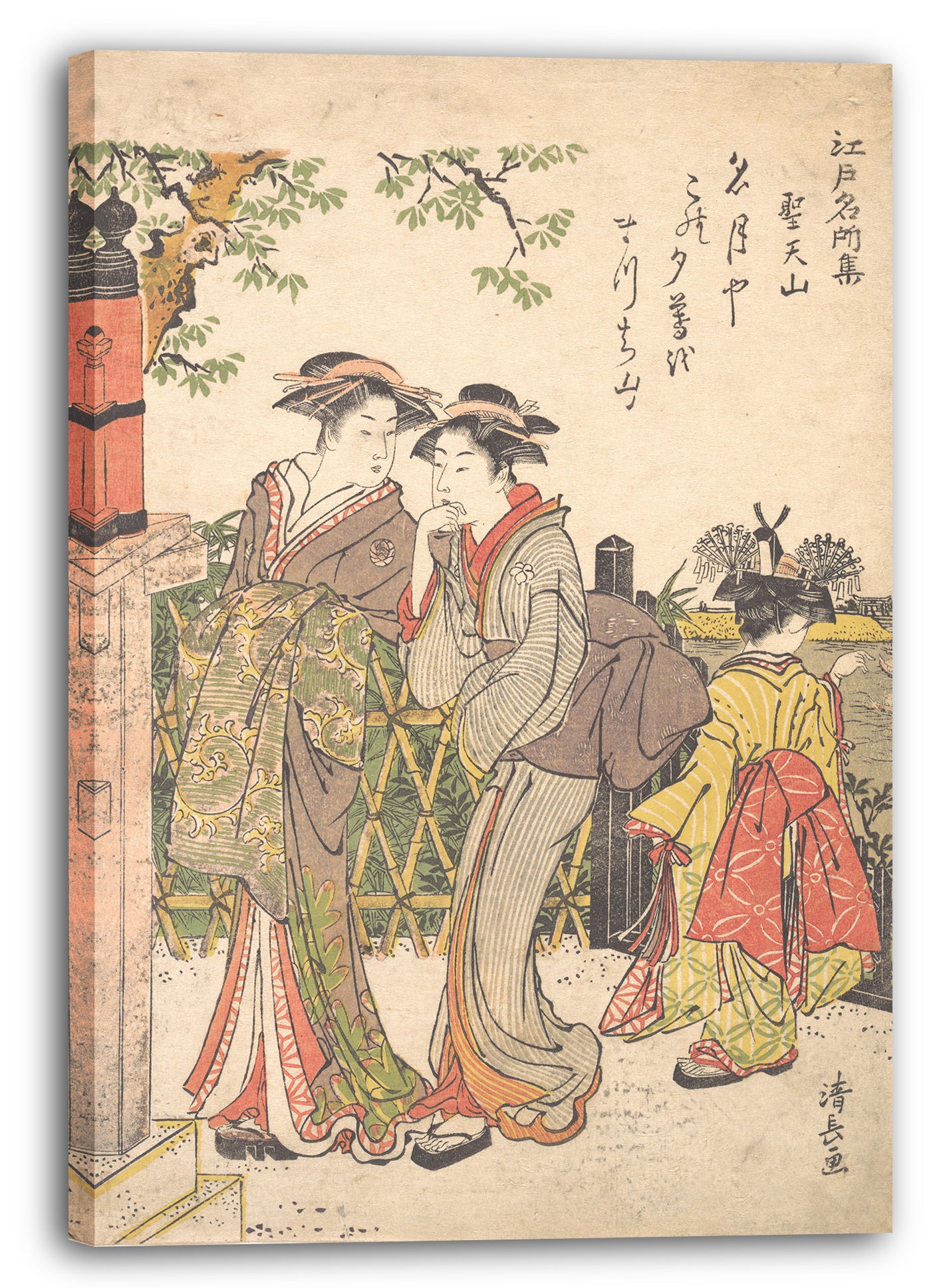 Leinwandbild Torii Kiyonaga - Shōtenyama