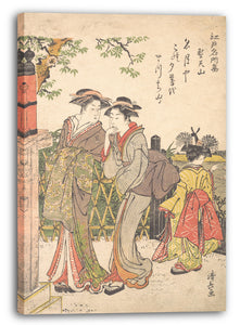 Leinwandbild Torii Kiyonaga - Shōtenyama