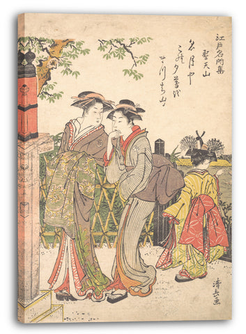 Leinwandbild Torii Kiyonaga - Shōtenyama