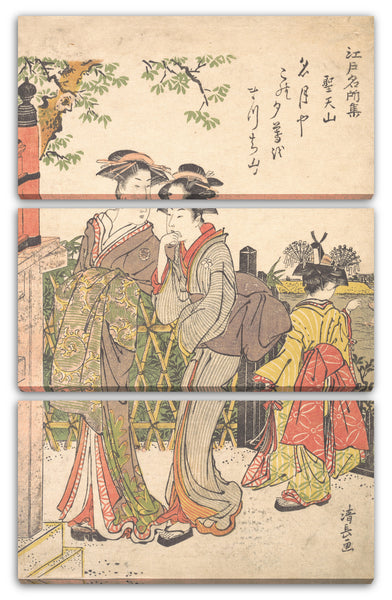 Leinwandbild Torii Kiyonaga - Shōtenyama