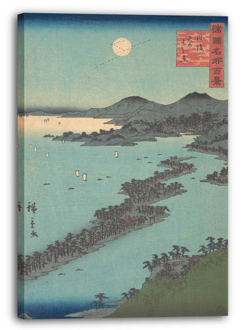 Leinwandbild Utagawa Hiroshige II - Tango Amano Hashidate
