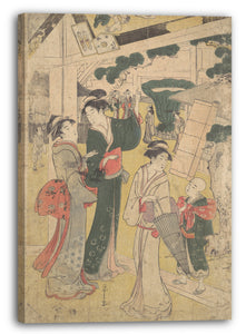 Leinwandbild Chōbunsai Eishi - Motiv aus einem Druck
