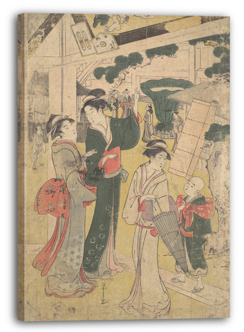 Leinwandbild Chōbunsai Eishi - Motiv aus einem Druck