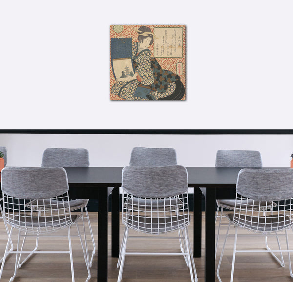 Leinwandbild Yashima Gakutei - Motiv aus einem Druck