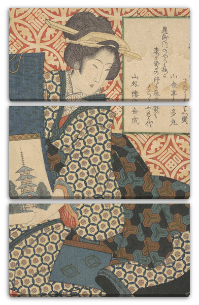 Leinwandbild Yashima Gakutei - Motiv aus einem Druck