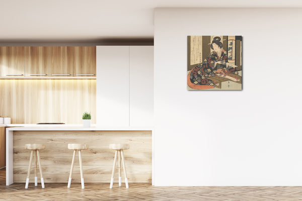 Leinwandbild Yashima Gakutei - Motiv aus einem Druck