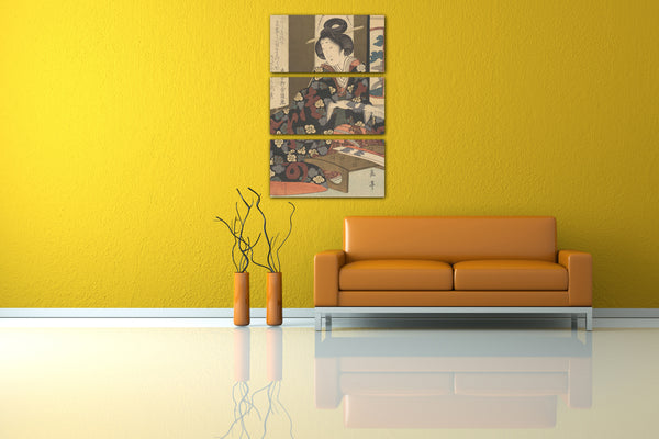 Leinwandbild Yashima Gakutei - Motiv aus einem Druck