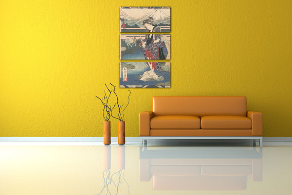 Leinwandbild Yashima Gakutei - Motiv aus einem Druck