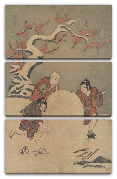 Leinwandbild Suzuki Harunobu - Der Schneeball