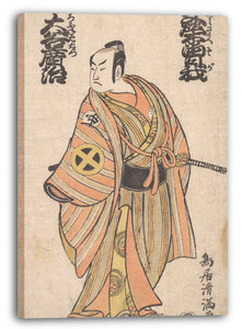 Leinwandbild Torii Kiyomitsu - Otani Hiroji als Kurofune Chiemon