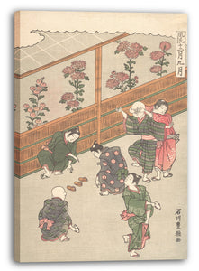 Leinwandbild Ishikawa Toyomasa - Der neunte Monat