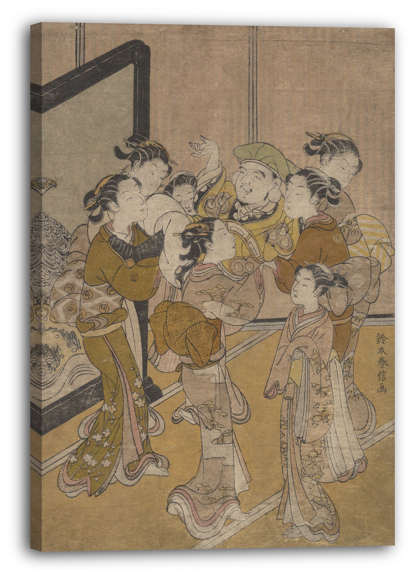 Leinwandbild Suzuki Harunobu - Daikoku Dōagé