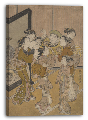 Leinwandbild Suzuki Harunobu - Daikoku Dōagé