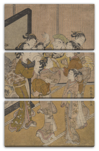 Leinwandbild Suzuki Harunobu - Daikoku Dōagé