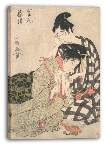 Leinwandbild Momokawa Shiko II - Untröstliche Liebende