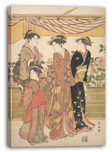 Leinwandbild Katsukawa Shunchō - Die Bōtan-Show