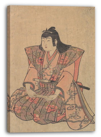 Leinwandbild Kitao Shigemasa - Ein Jungen-Sänger