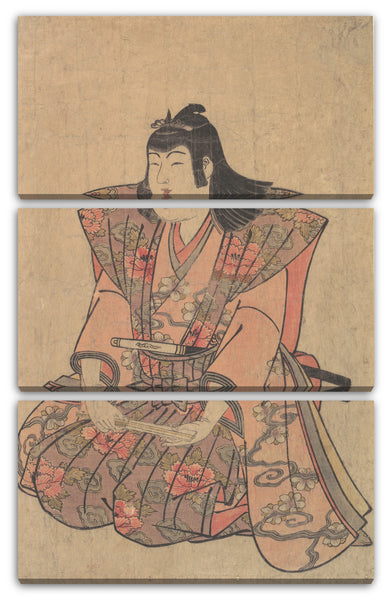 Leinwandbild Kitao Shigemasa - Ein Jungen-Sänger