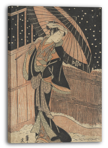 Leinwandbild Ippitsusai Bunchō - Der Schauspieler Nakamura Kiyozo