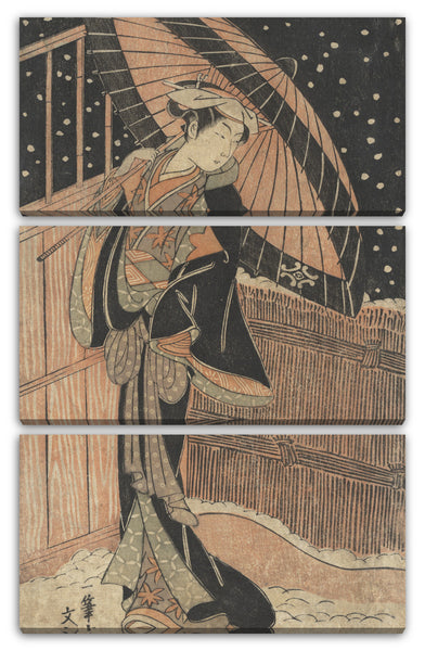 Leinwandbild Ippitsusai Bunchō - Der Schauspieler Nakamura Kiyozo