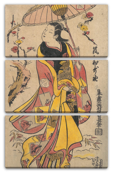 Leinwandbild Shigenaga - Der Schauspieler Arashi Wakano