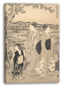 Leinwandbild Chōbunsai Eishi - Onono KomachiParrot Komachi